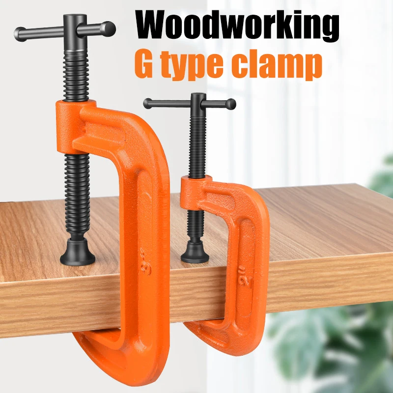 Heavy Duty G Clamp 1/2/3 Inch Woodworking Clamp Quick Grip Carpentry