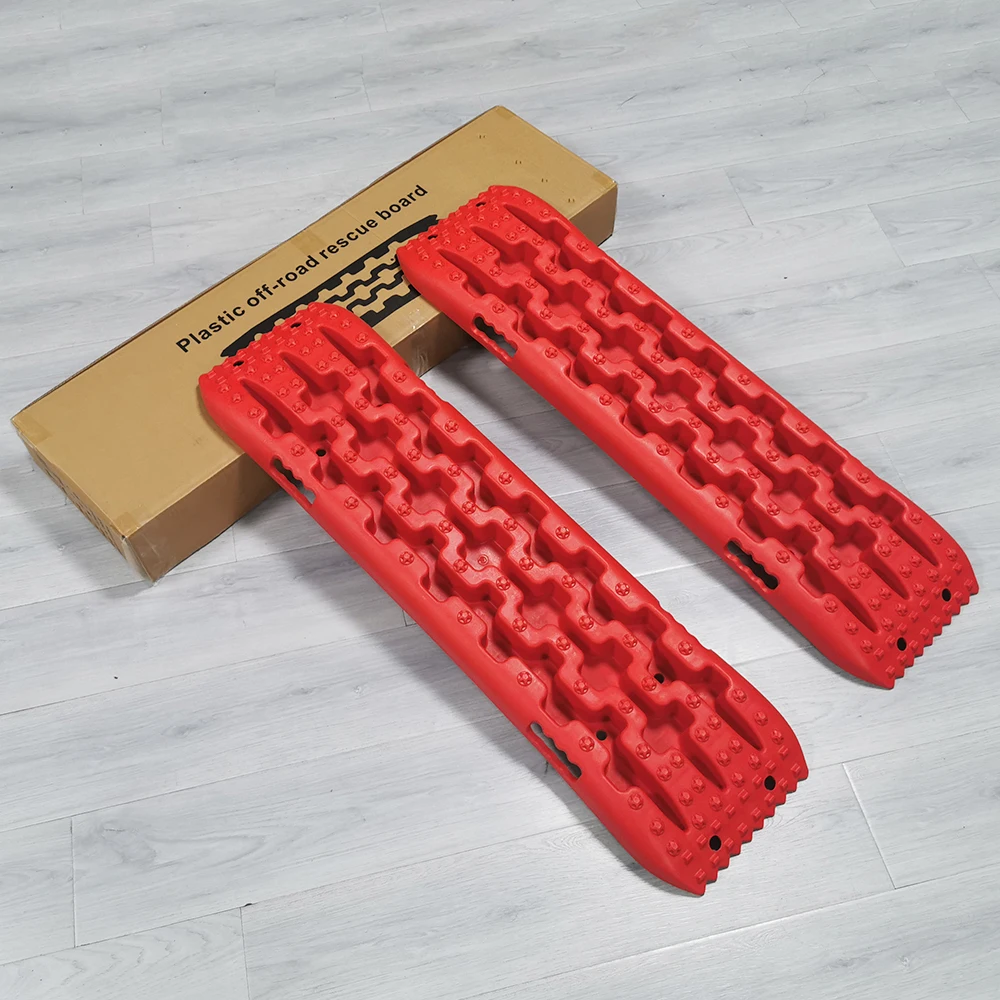 Lot De 2 Plaques De Traction Tout-terrain – 104,5 X 28,5 Cm – Charge 10 Tonnes – Pour Boue, Neige, Sable - 6