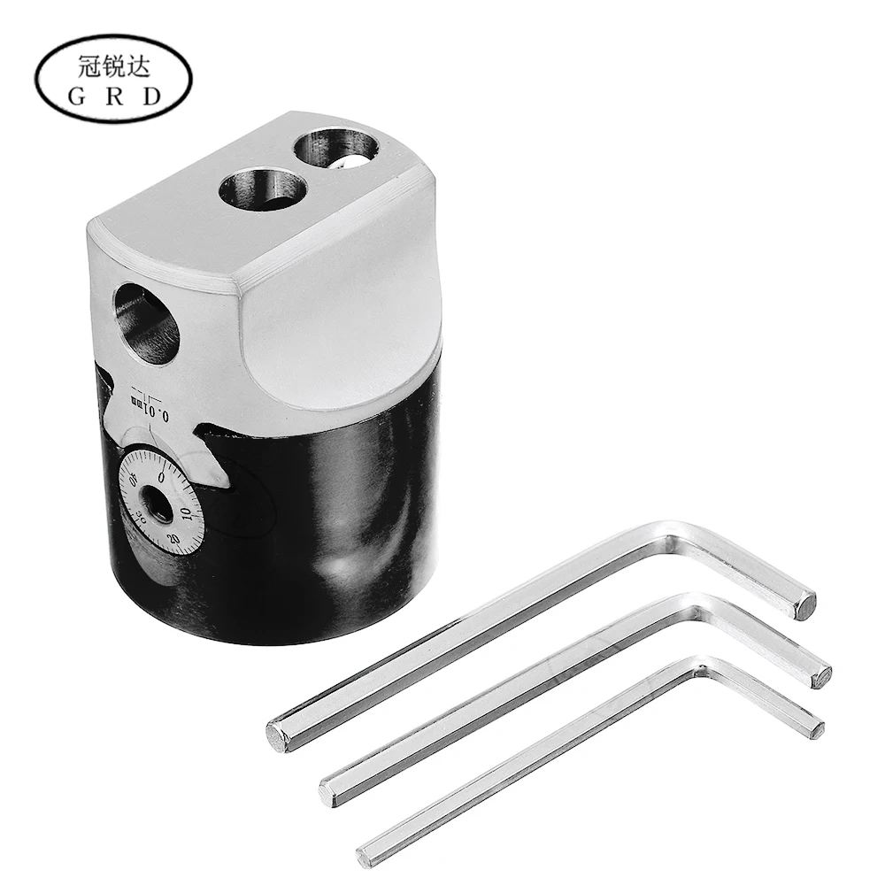 F1 Boring head + NT30 NT40 BT30 BT40 MT2 MT3 MT4 C20 C25 R8 M12 Boring Tool Holder F1-50mm 2 inch Fine boring head set 2 PCS/set tool holder,boring bar and boring head