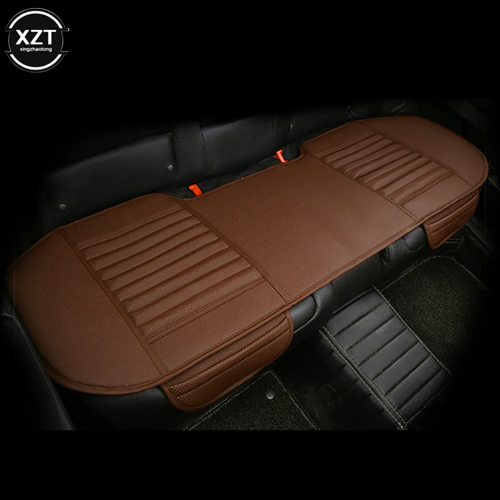 PU Leather Car Seat Cover Front/ Rear/ Full Set Choose Car Seat Protector Cushion Four Seasons Universal Breathable Mat
