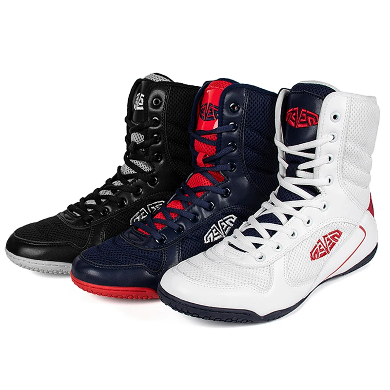 

New Wrestling Shoes Men Professional Boys Fight Boxing Sneakers Breathable Wrestling Fighting Boxer Sneakers Boxing Footwears