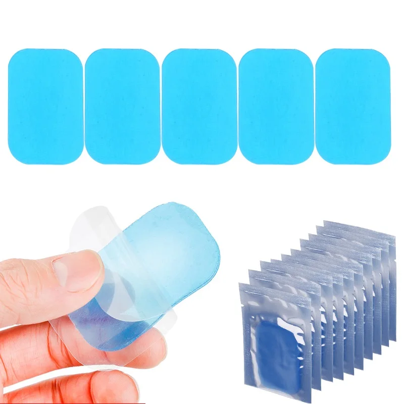 Body massager gym accessories Gel Pads for EMS Abdominal ABS Trainer Muscle Stimulator Exerciser Replacement Massager Gel Patch Fitness accessories