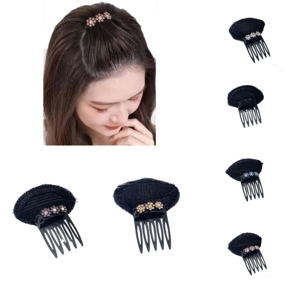 Diamante Puff Capelli Testa Cuscino Spugna Invisibile Fai Da Te Strumento Per Lo Styling Dei Capelli Treccia Accessori Per Capelli Bun Bump It Up Volu