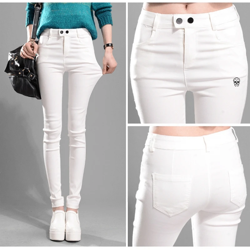 Women's Golf Trousers Autumn High Waist Elastic Straight Tube Pants Leggings Ladies Golf Casual jeans Pants Sports 여성 골프웨어