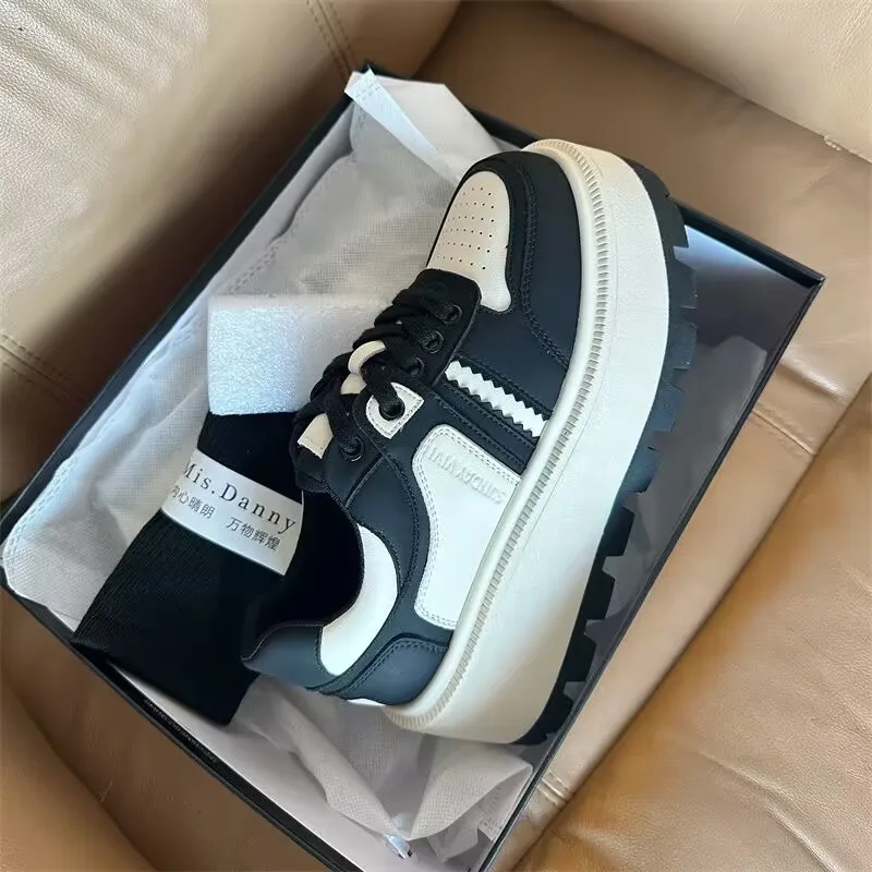 Chunky Sneakers for Women Comfortable High Platform Sports Shoes Basketball Non-slip Thick Bottom Walking Shoe Zapatillas Mujur