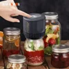 Portable Electric Mason Jar Vacuum Sealer Food Storage Kit for Wide-Mouth and Regular-Mouth Mason Jars Fermentation with Mason 1