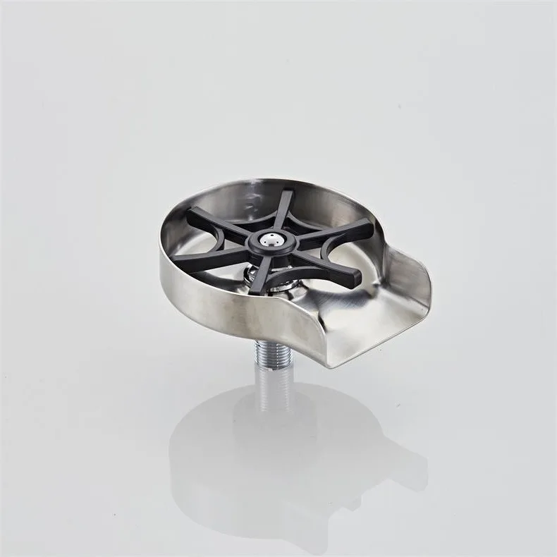 

Stainless Steel Automatic Cup Washer Bar Glass Rinser High Pressure Rinser Cup Washer For Kitchen Sink Cleaning Accessories