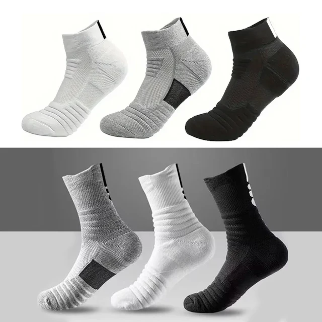 1/3 paires de chaussettes de Football antidérapantes pour hommes, chaussettes en coton, Tube court et Long, chaussettes de Sport respirantes et déodorantes 39-45 2 1/3 paires de chaussettes de Football antidérapantes pour hommes, chaussettes en coton, Tube court et Long, chaussettes de Sport respirantes et déodorantes 39-45 2