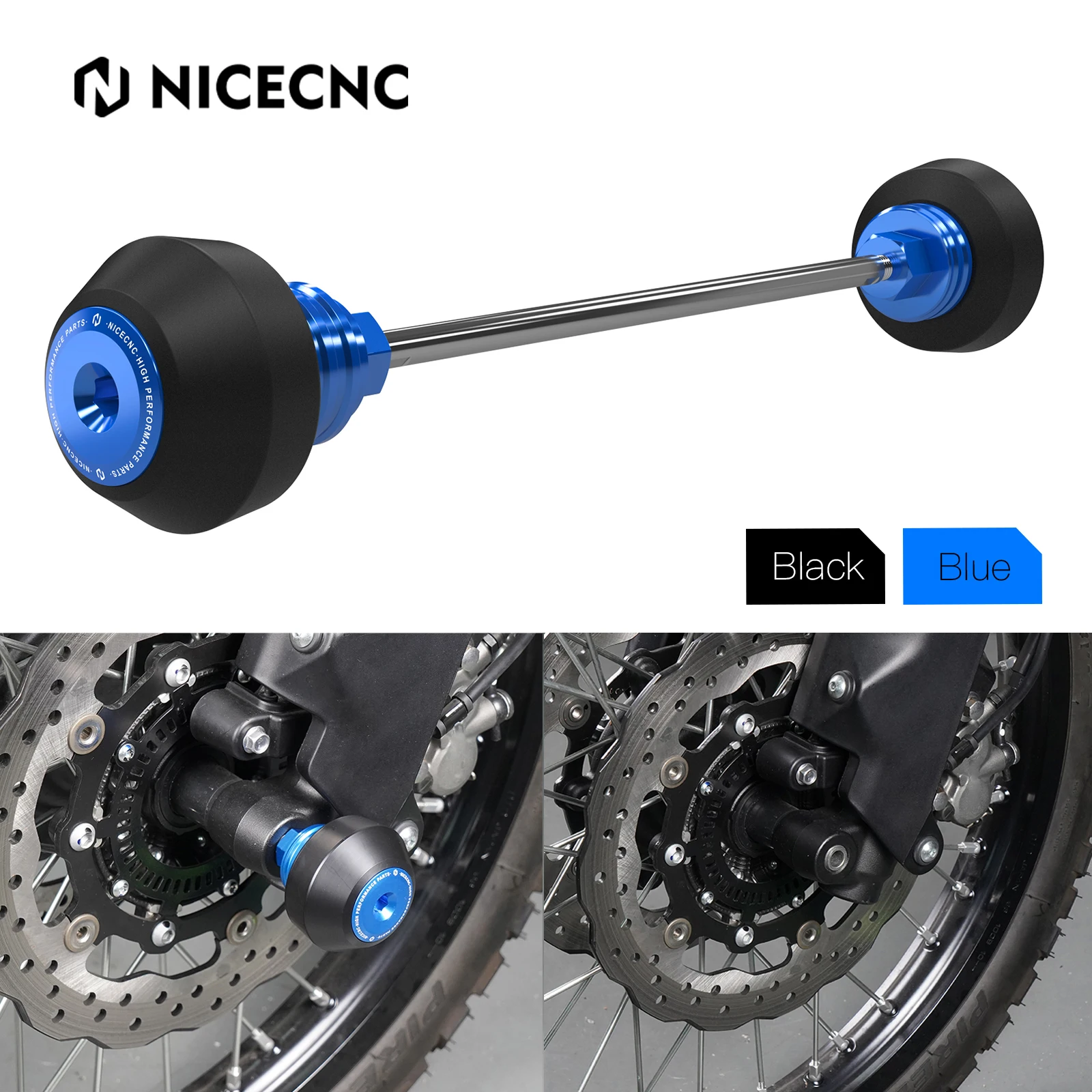 Moto Assale Anteriore Forcella Crash Slider Per Yamaha 2019-2024 Tenere 700 Xtz700 T700 Tenere 700 World Raid /Rally Wheel Protector