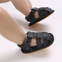 3Colors 0-18M Baby Cute Preschool Summer Sandals  Casual Soft Rubber Sole Anti slip Single Shoes Boy Girl's Walking Shoes 6