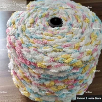 Xiaodou Bean Yarn Handmade Blended Wool Thread Scarf Thread Mantianxing Super Beautiful Section Dyed Ball Sweater Wiring Yarn 2