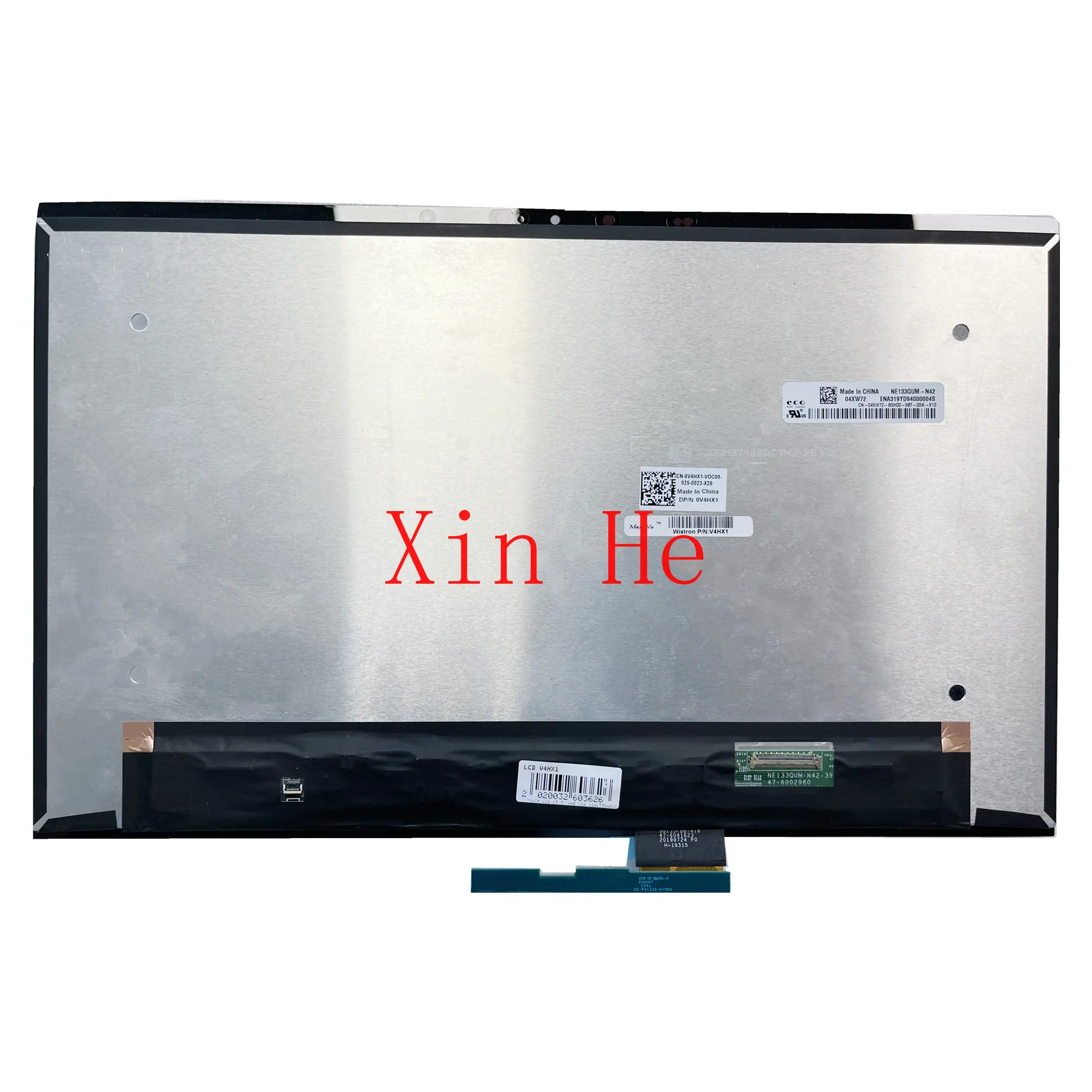 

NE133QUM-N42 13.3'' Laptop LCD Touch Screen Digitizer Assembly DP/N: 0V4HX1 3840×2160 No-Frame
