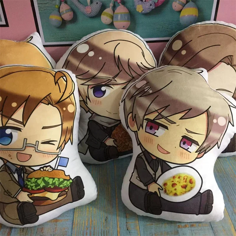 Anime Hetalia Axis Powers Stuffed Pillow Doll Toy Luther Pillow Cushion Arthur Kirkland Ivan Braginsky Plush Pendant Kids Gift plush toy,plush doll,anime ornament,action figures toys