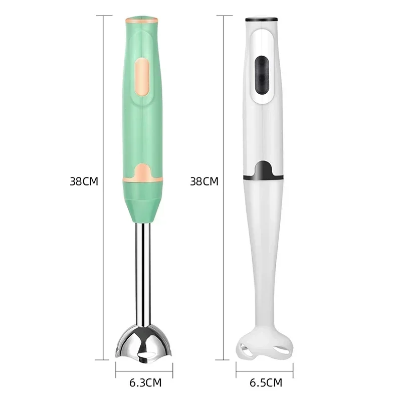 Electric Handheld Food Mixer, Multifunction Egg Beater & Veggie Blender/Chopper with Stainless Steel Whisk for Kitchen Tools 6