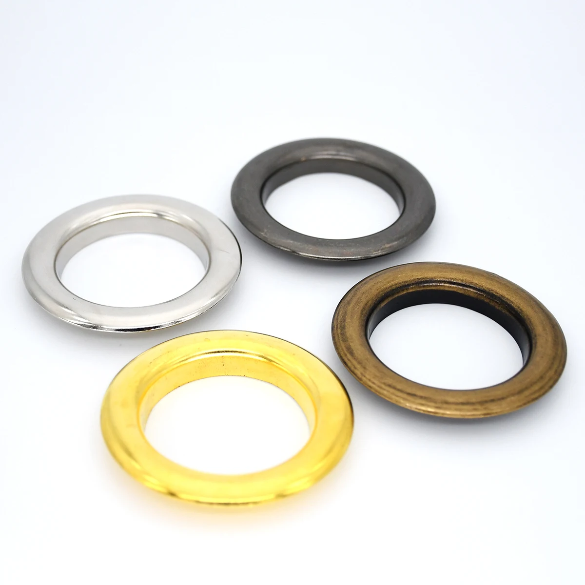 Eyelet Grommet Ring Kit 40mm Brass Eyelet Washer Leather Craft Repair Grommet Round Eye Rings 10sets For drapery flysheet rain tarp
