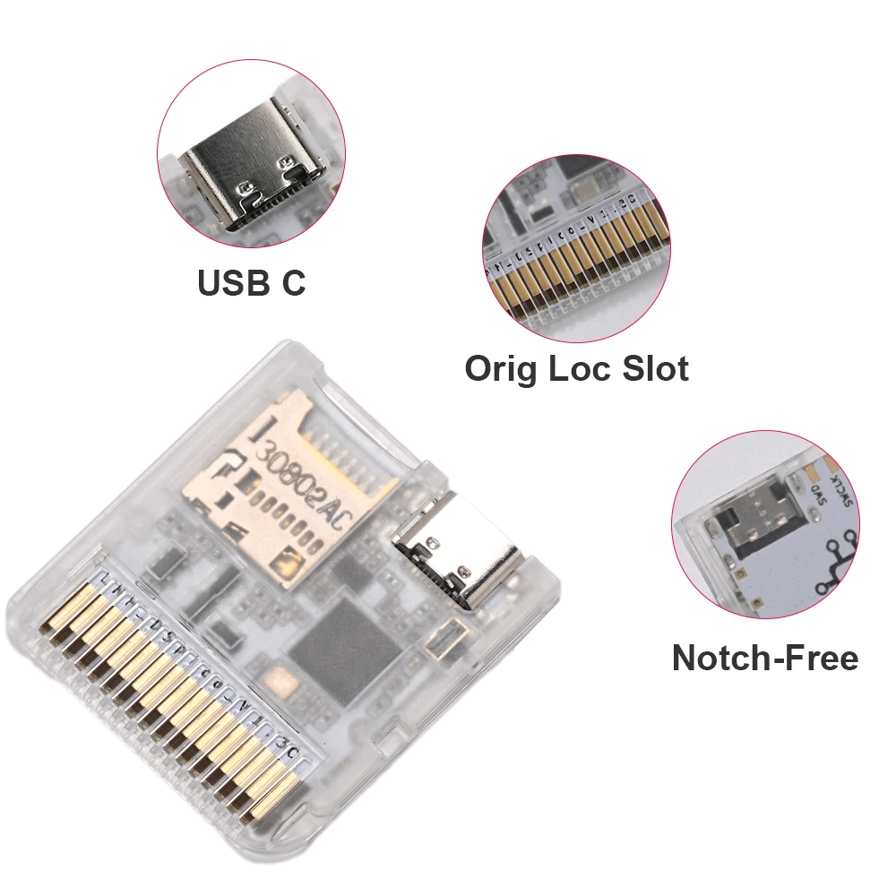 DSPICO Game Cartridge Reader USB C Version, for NDS NDSL DSi 3DS Consoles - Image 2