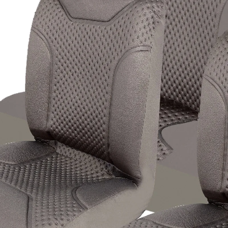 Coprisedile Auto 5D Traspirante in Rete, Universale per Berlina, SUV, Camion, Protezione Interna Grigia - immagine 5