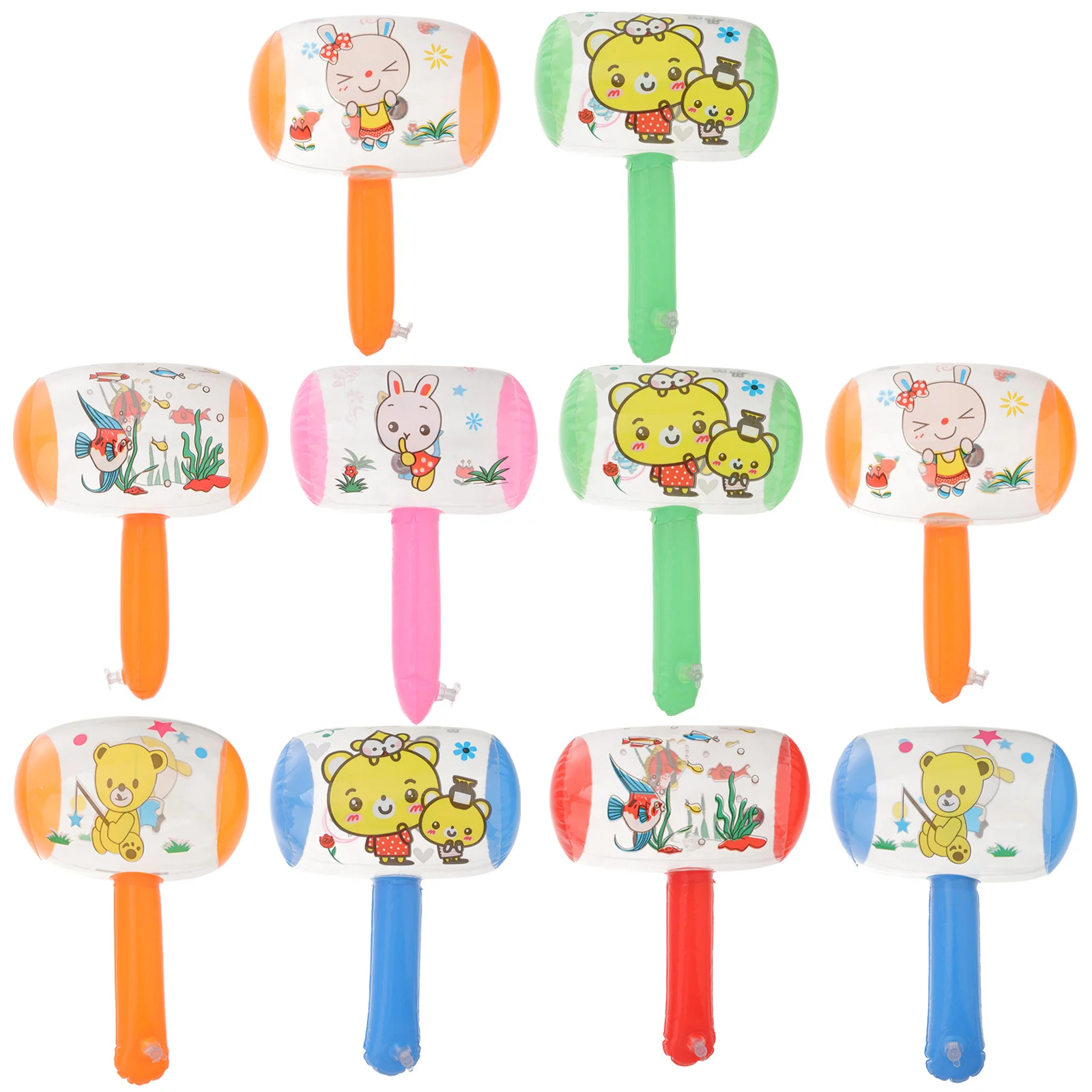 Toys Baby Hand Grip Toy Plastic Hammers Toys Kids Party Decorations  Construction Party Supplies Birthday Party Favors 5ps rainbow unicorn party rubber bangle bracelet birthday party decorations kids gift baby shower decorations event party favors