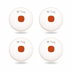 Compact Bluetooth Smart Tag Air Tracker with Global Positioning and Anti - Loss Features (4 White)