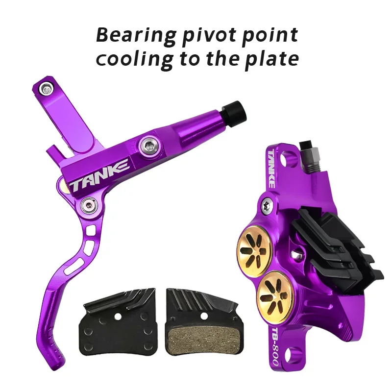 TANKE MTB 4ピストン油圧ディスクブレーキ 900/1700mm 4ピストン樹脂