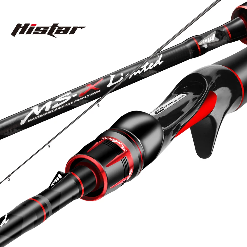 Histar MS-X Series Two Tips Pole High Strength Medium Fast Action 1.80m to  2.46m Full Carbon Spinning and Casting Fishing Rod - AliExpress
