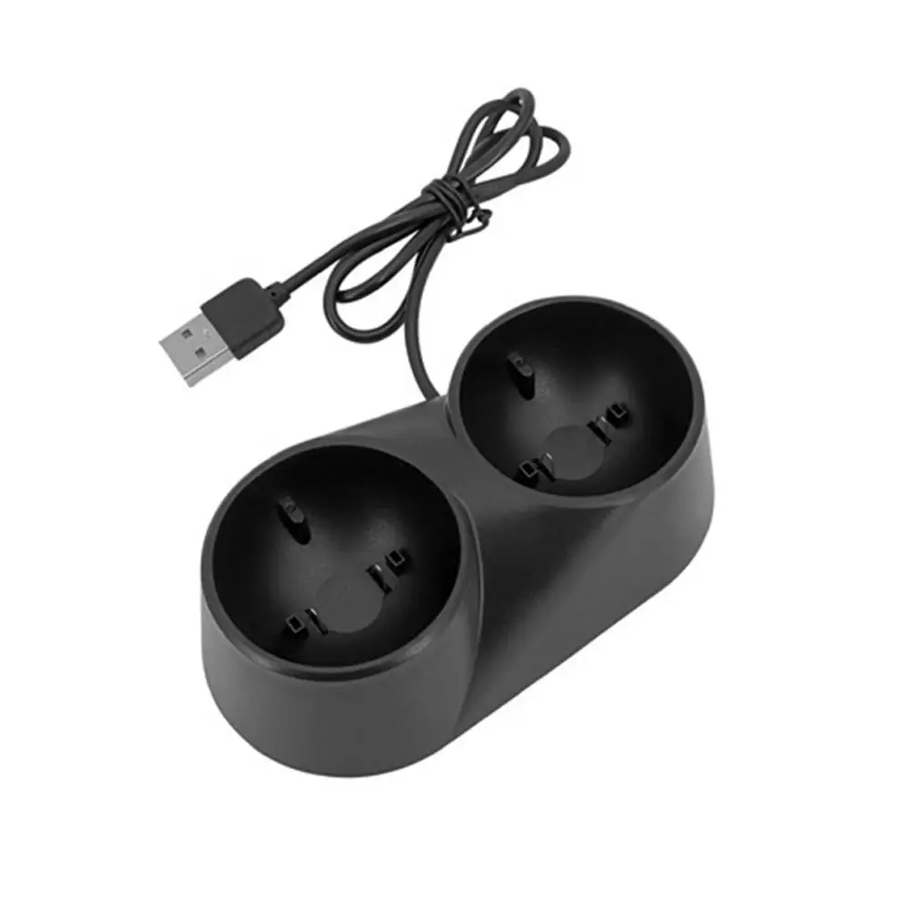 Playstation 4 모션 컨트롤러 Gampad 충전 도킹 스테이션 용 PS3 VR 모션 컨트롤러 용 듀얼 충전기 도크