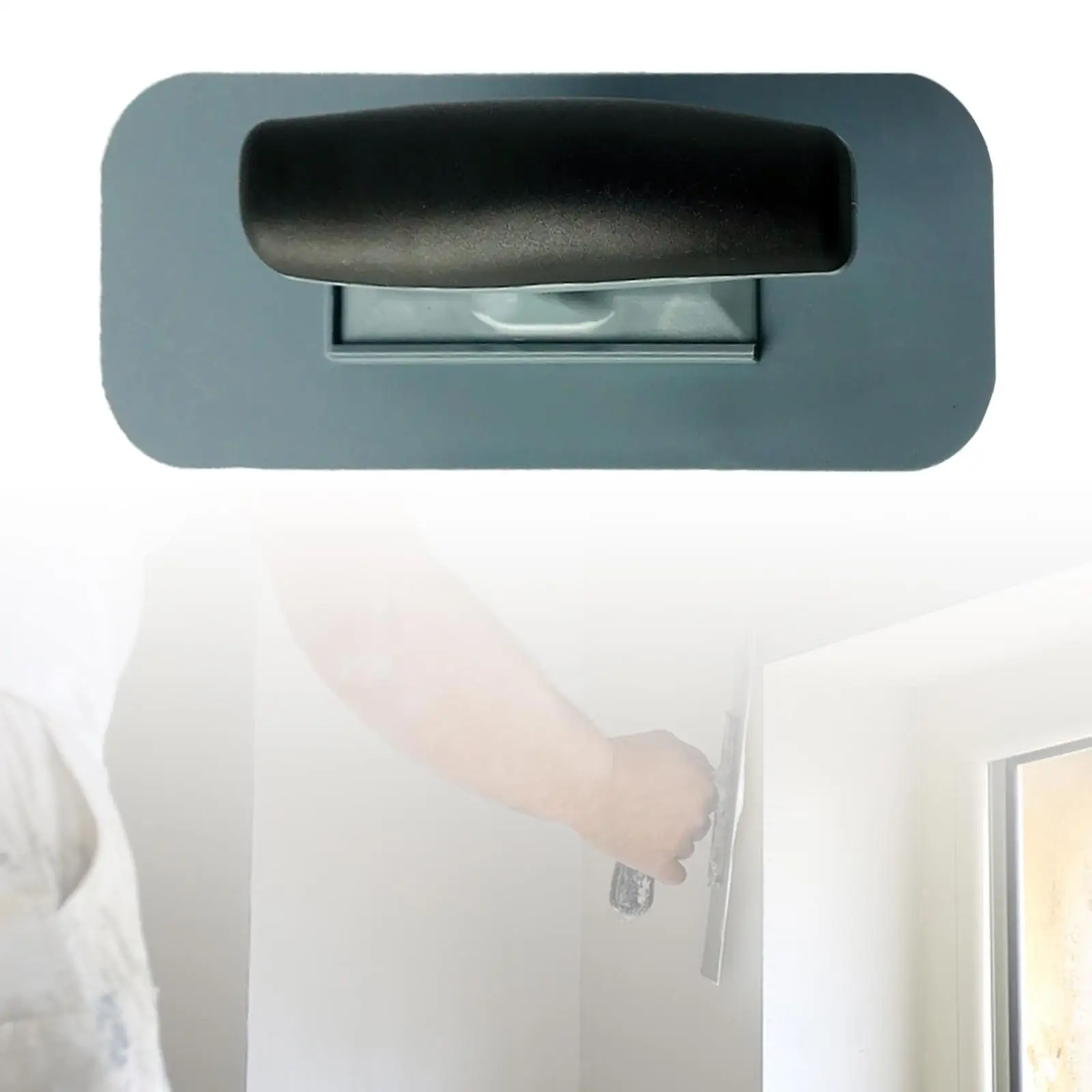 Finishing Trowel with Handle Scraping Cement Concrete Trowel for Stucco Plasterboard Tile Flooring Concrete Lining