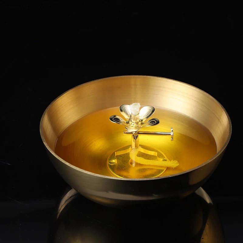 Oil Lamp Wick Holder Butter Lamp Wick Holder With Stand Telescopic Buddha Supplies candle wick holders