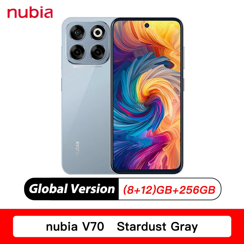 nubia V70 Design 128GB/16GB グローバル版 オリジナルNubia v70