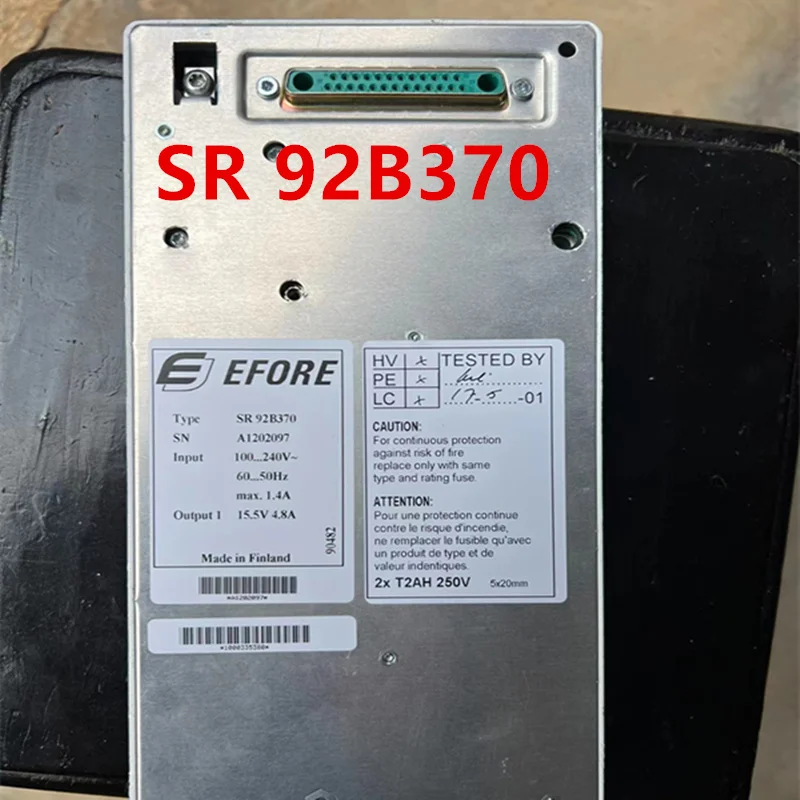 

90% новый оригинальный блок питания для EFORE 15.5V4.8A SR 92B370 SR92B370