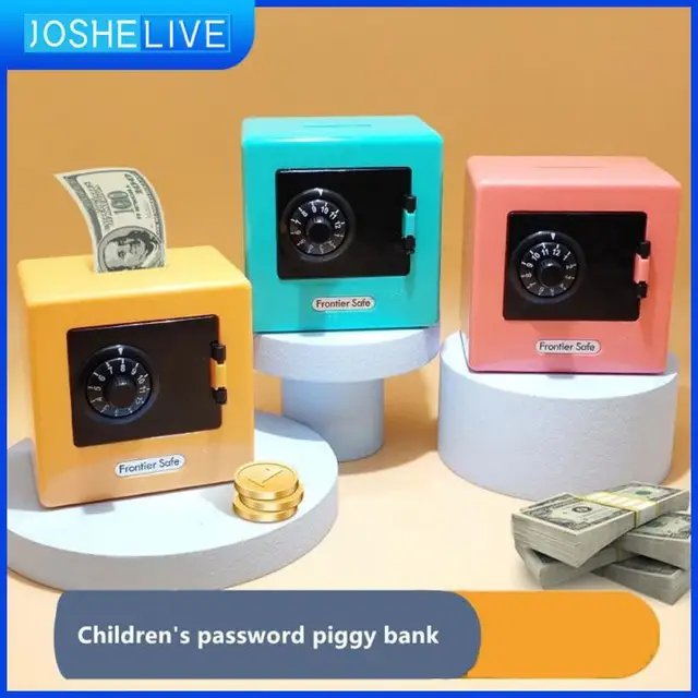 Rajzfilm Pénztároló Doboz Gyermek Ajándék Jelszó Piggy Bank Creative Money Box Toy Coin Storage Mini