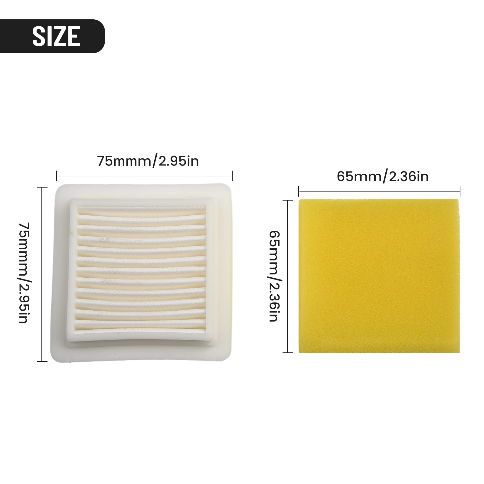 

A226002030/40 Air Filter Blowers Hand Held For ECHO SRM-2620 SHC-2620 Lawn Mower Power Pruner Telescoping Shaft