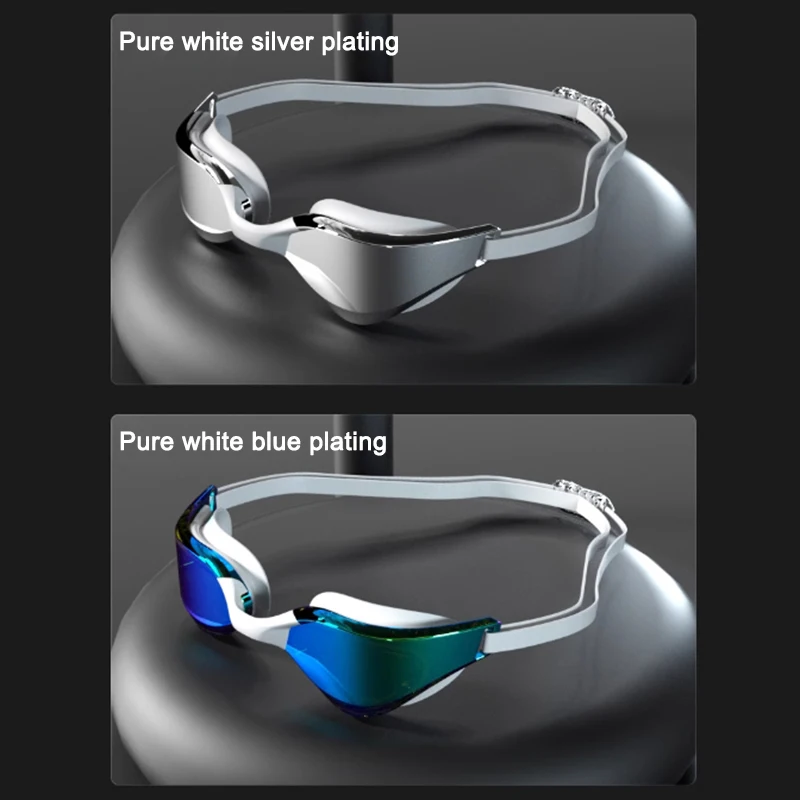 High Definition Waterproof And Anti Fog Adult Swimming Goggles Professional And Comfortable Electroplated Swimming Goggles
