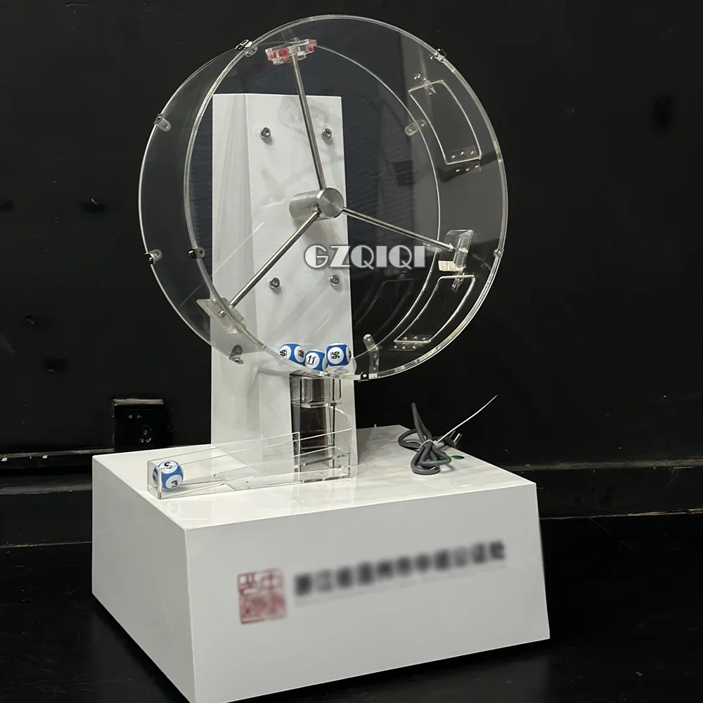 Desktop balls machine for lottery game