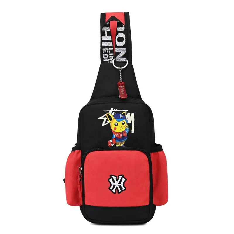 9 Pokemon Go Shoulder Bag Chest Pack Sports Pikachu Teen Crossbody Tote Bag Men Women Chest Bag Waist Bag Christmas Gift 4