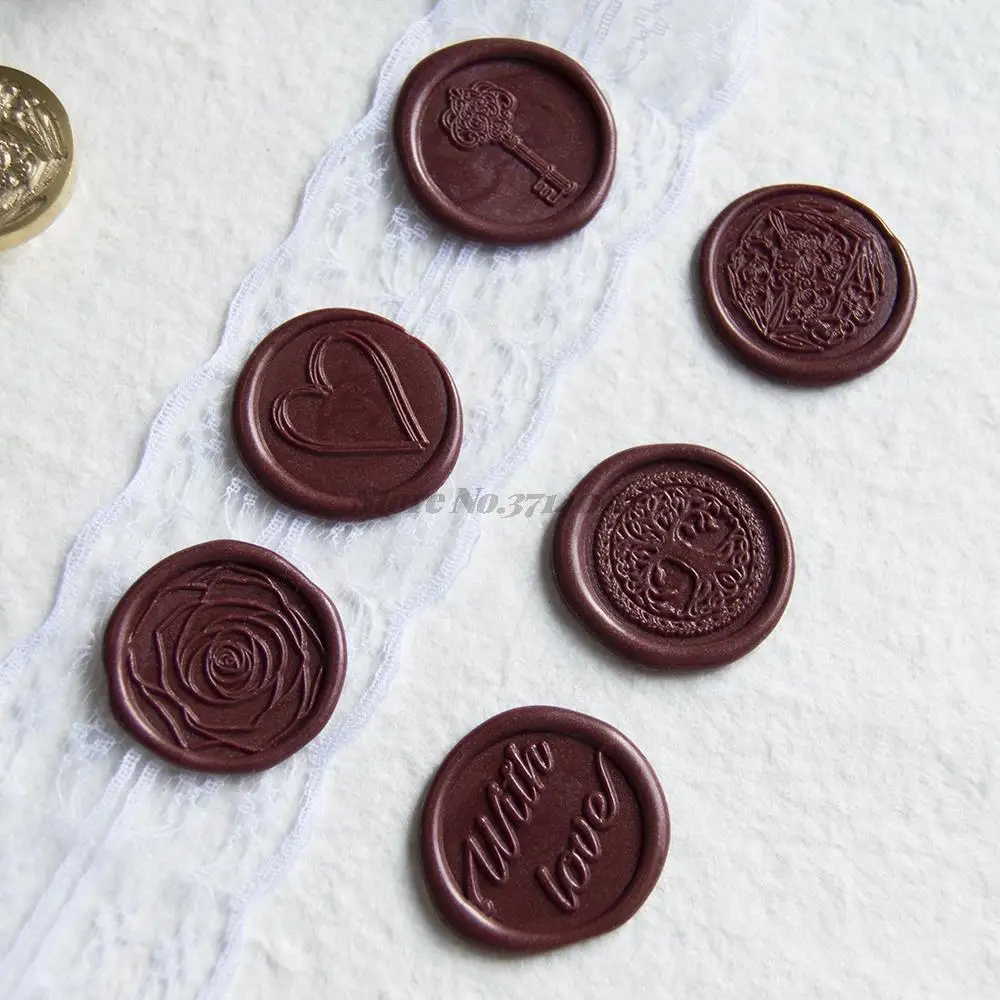 Love Life Tree Baby Footsteps New Clear Stamp Wax Seal Key Wedding Invitation Vintage Scrapbooking Novelties