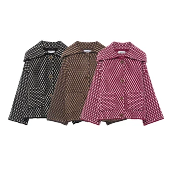 Loose Casual Knitted Cardigan 1