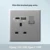 1Gang 13A USB C 18W