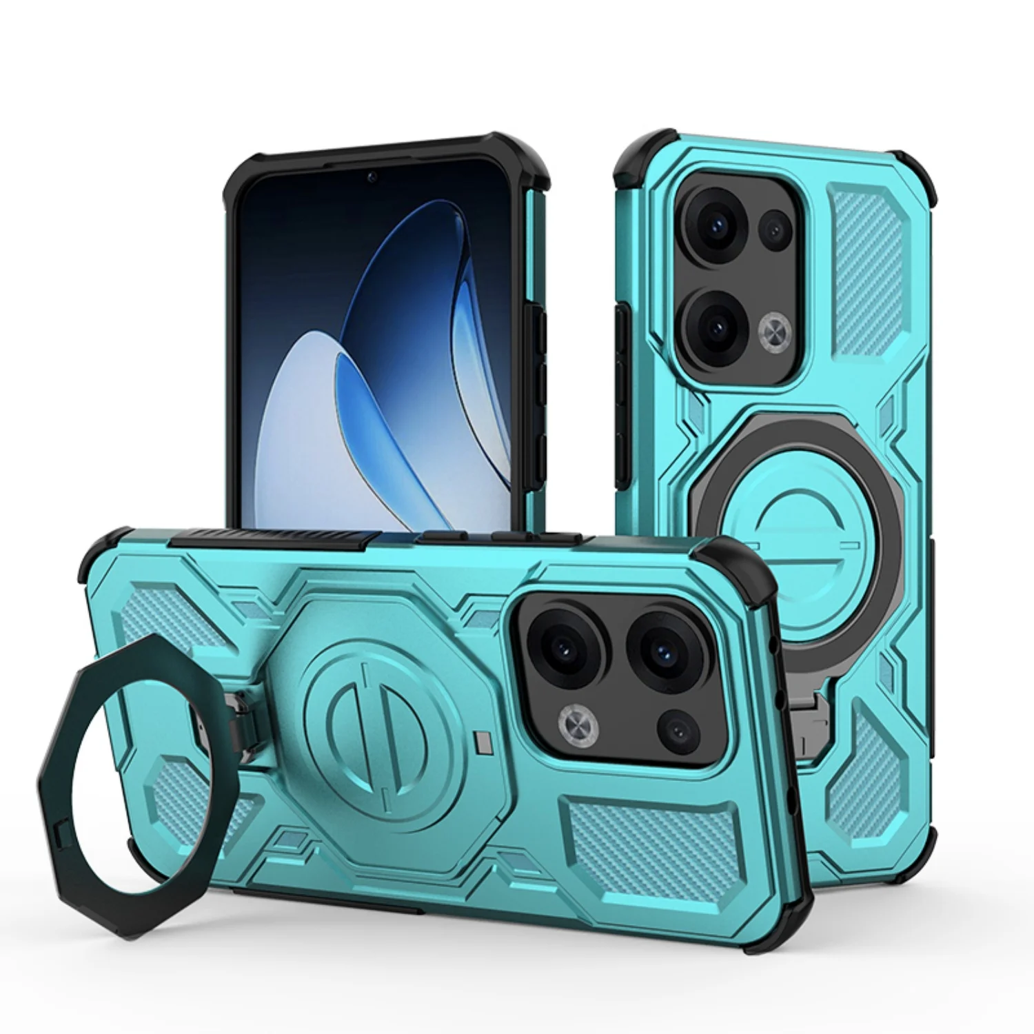 Anti-Drop Magnetic Mount Phone Case with Stand - Shell Cover