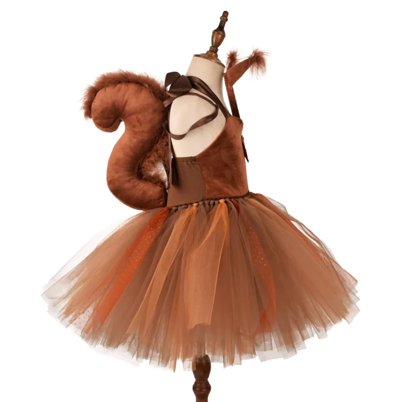 

Halloween costume children's squirrel dress animal cute dress Children's Day performance costume role play Pengpeng dress
