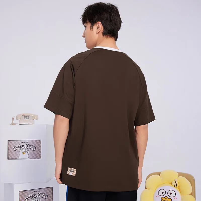 361 Degrees Men Women Same Style T-shirt Short-Sleeved Summer Couple Breathable Comfortable Loose Unisex Casual Top 632426112