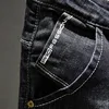 KSTUN Ripped Jeans Men Dark Blue Stretch Slim Fit Distressed Streetwear Denim Pants Casual Retro Biker Jeans Man Trousers Hiphop 4