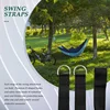 Swing Attachment Holds Attachment Swing Suspension Strap Kit With 2 Carabiners And D-Rings With 2 Tree Protection Pads 3