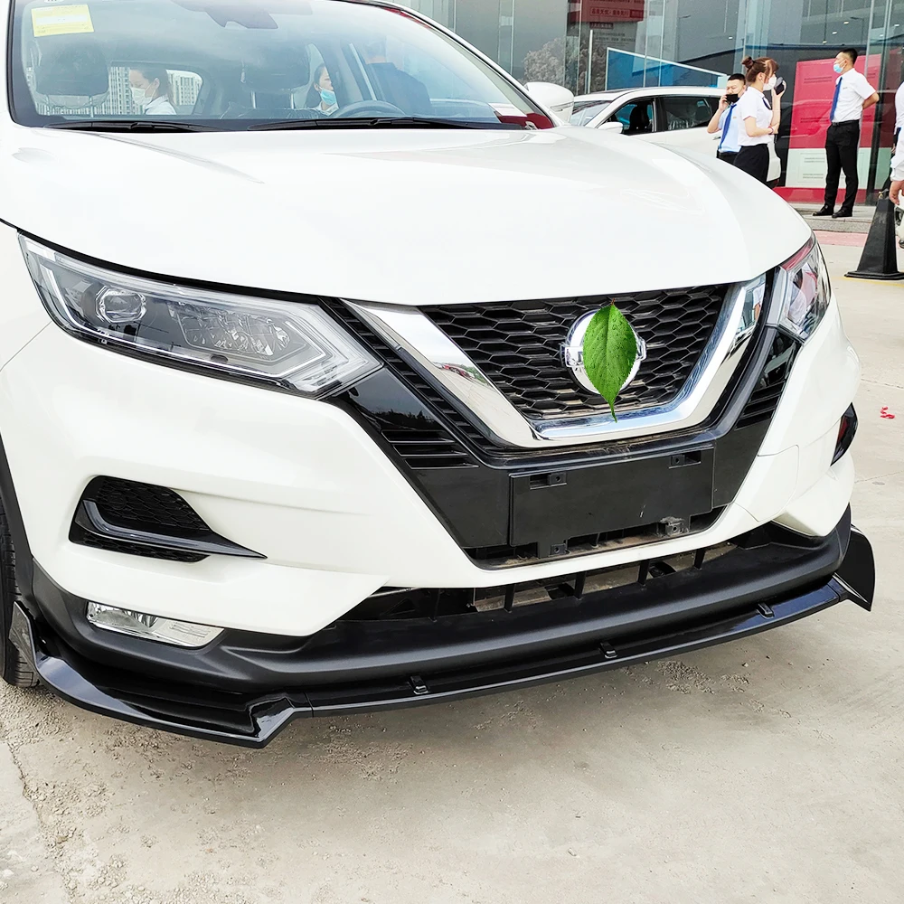 Car Front Bumper Splitter Lip Chin Spoiler Body Kit Diffuser Protector Exterior Accessories For Nissan Qashqai 18 19 20