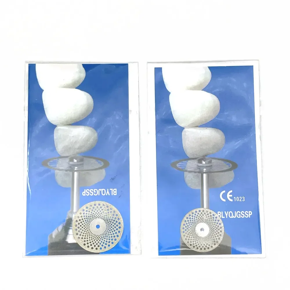 Disco Diamantato Doppio Lato 19/22mm Per Seghetto Laboratorio Odontoiatrico