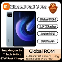 Xiaomi Mi Pad 6 PRO Global Rom Tablet Snapdragon 8+ 11 Inch 144Hz 2.8K Display 8600mAh 67W Fast Charger Android 13 MIUI 14 2023 1