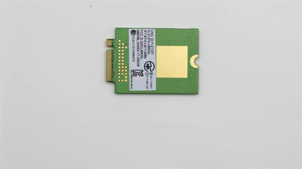 무선 Fibocom L850-GL M.2 카드, 레노버 씽크패드 X1 카본 6 세대 X280 T480 T480s T490 T490s T580 L580 P52 01AX792, 4G LTE
