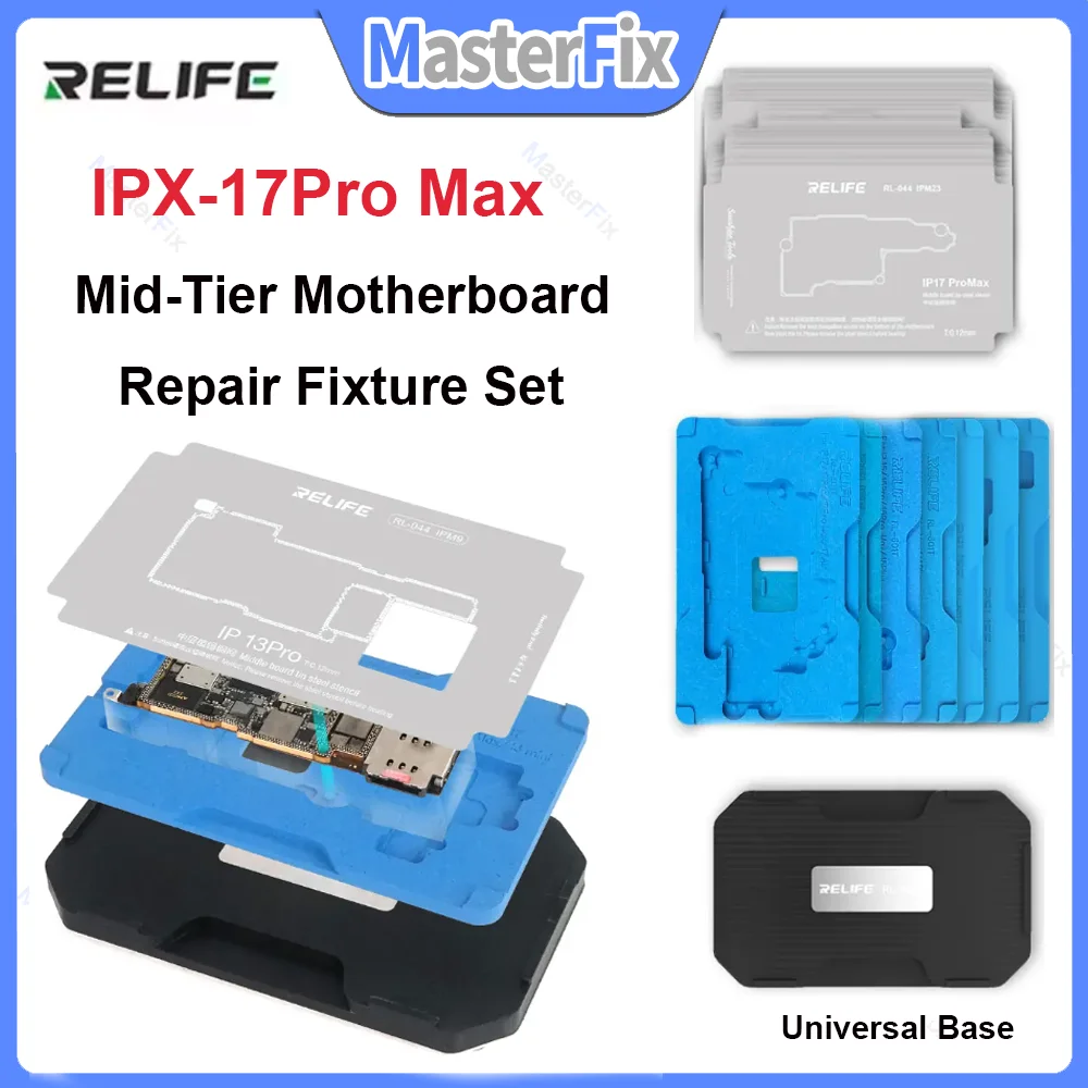 RELIFE RL-601T 31-in-1 마더보드 중간층 주석 도포 세트 iPX-17..