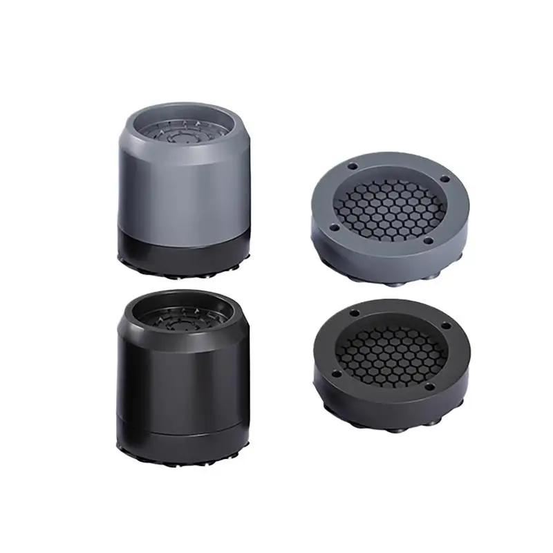 Furniture Rubber Foot Mat 4Pcs Silent Lifting Base Universal Anti Vibration Non-Slip Fixed Pads Washing Machine