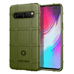 Enhanced Shockproof Armor Silicone Case - Galaxy S10E (Army green)